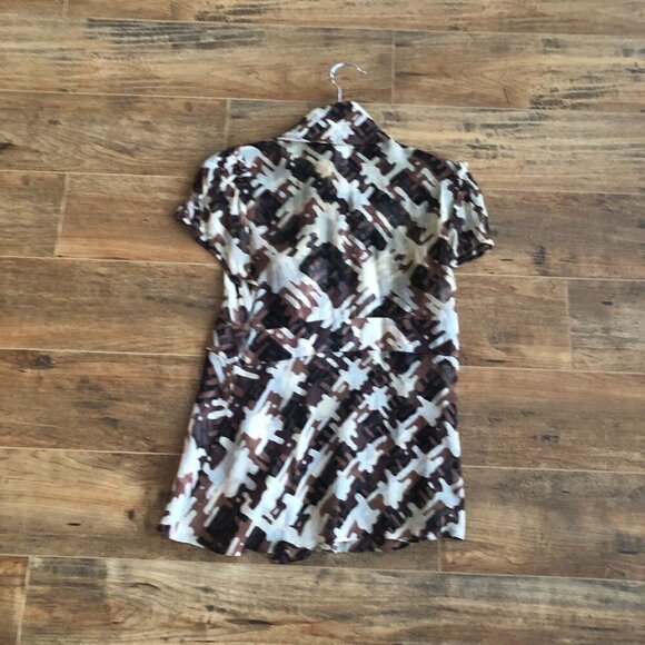 diane von Furstenberg DVF Silk Printed Blouse - Picture 12 of 16